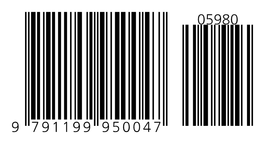 ISBN 979-11-999500-4-7 바코드 · 부가기호 05980